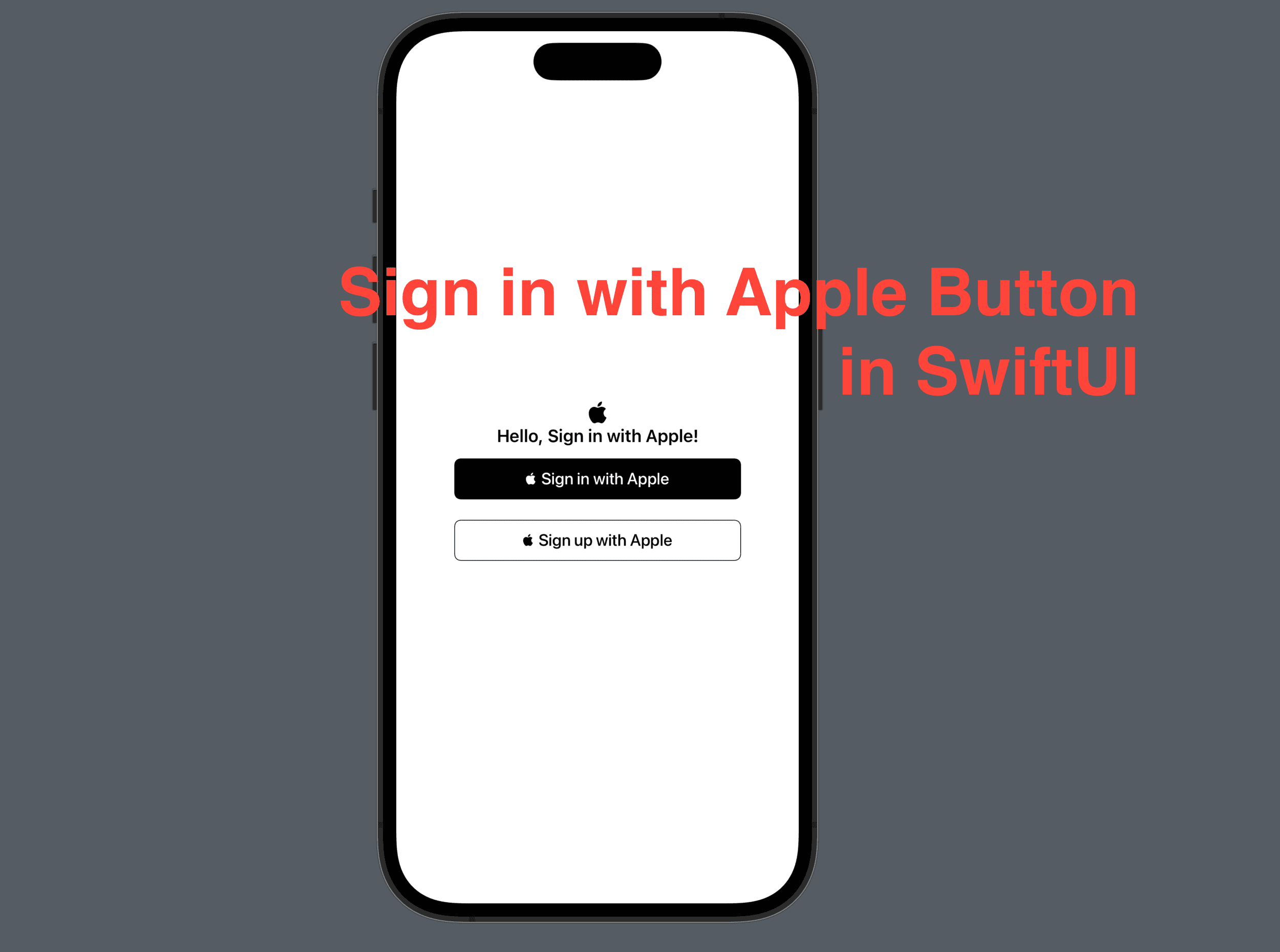 Add Sign in with Apple to your app