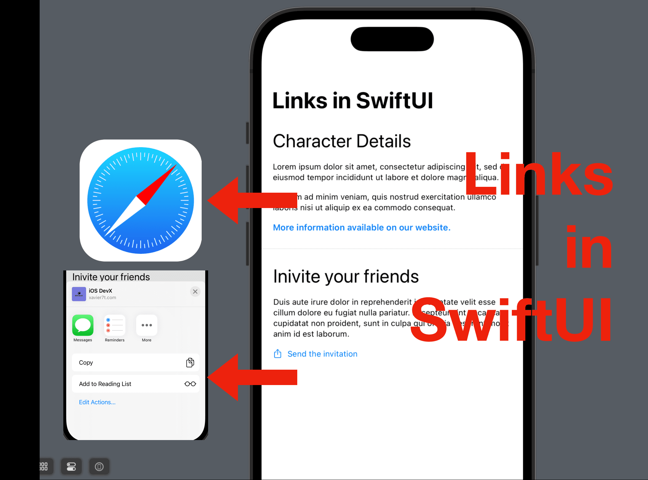 Links in SwiftUI