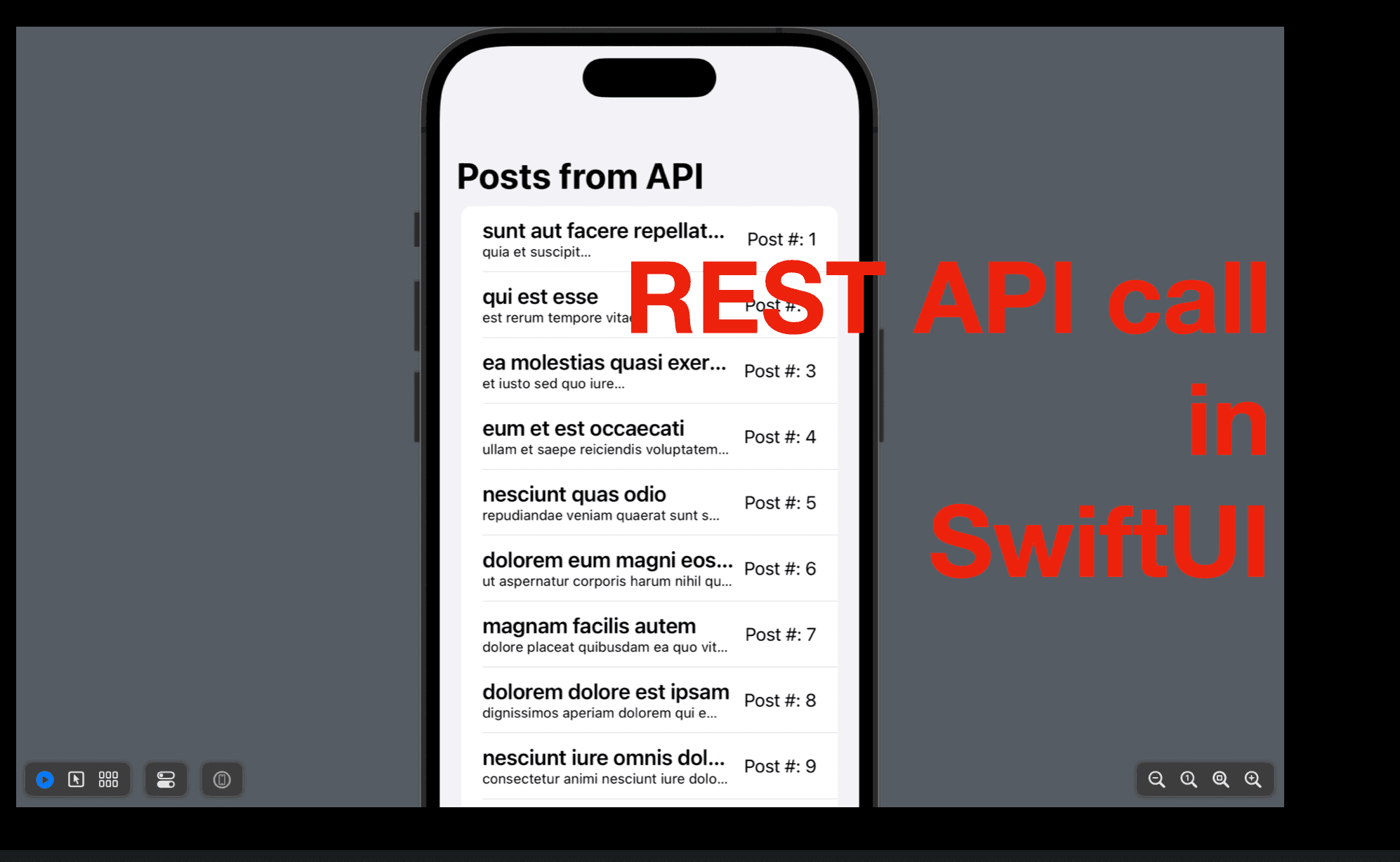 REST API Call in SwiftUI