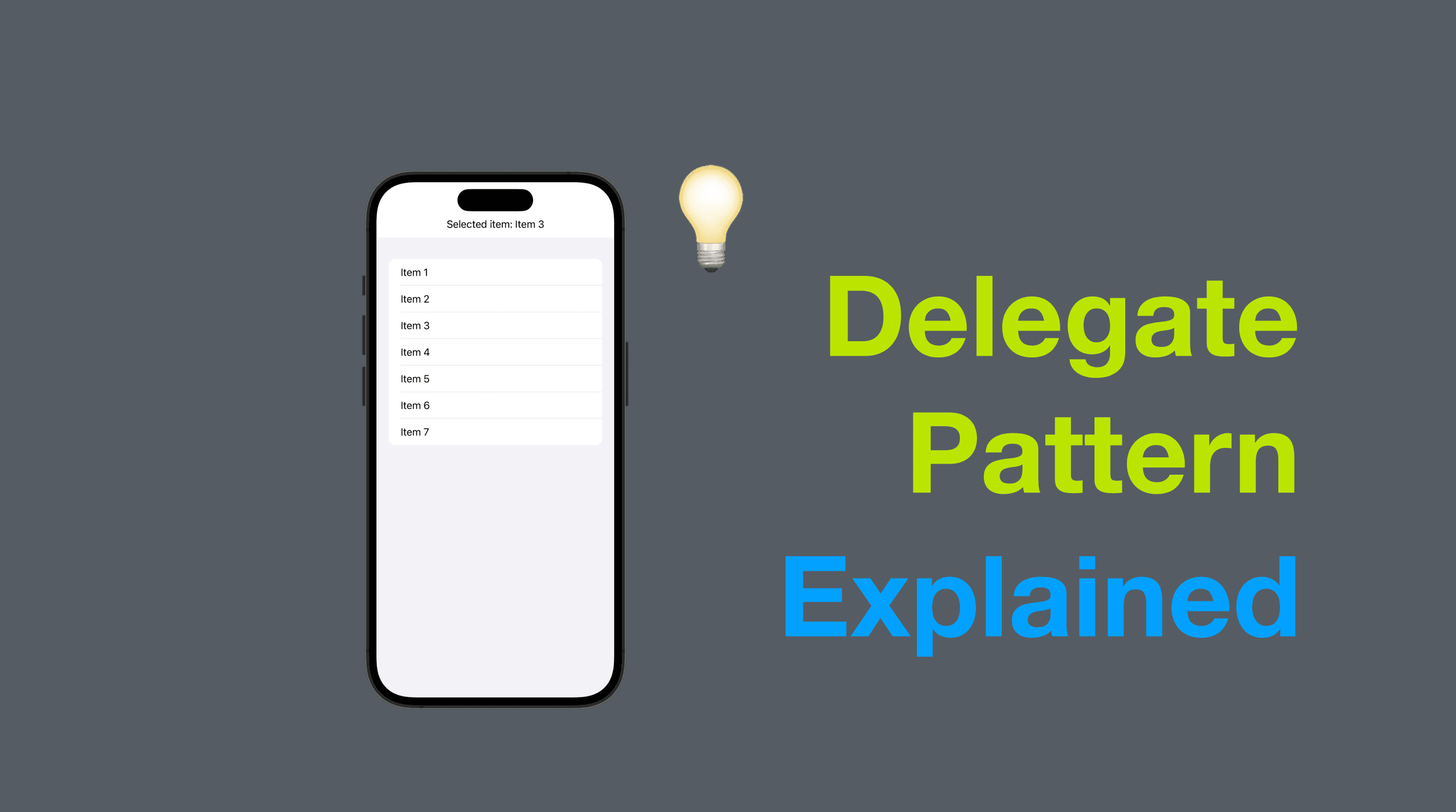 Delegate Pattern Explained