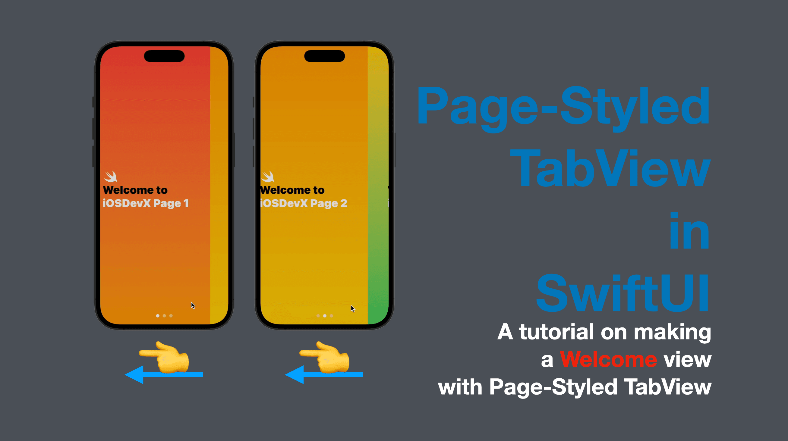 Create a Page View in SwiftUI