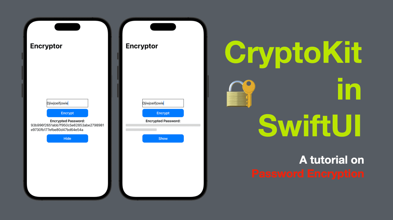 CryptoKit in SwiftUI