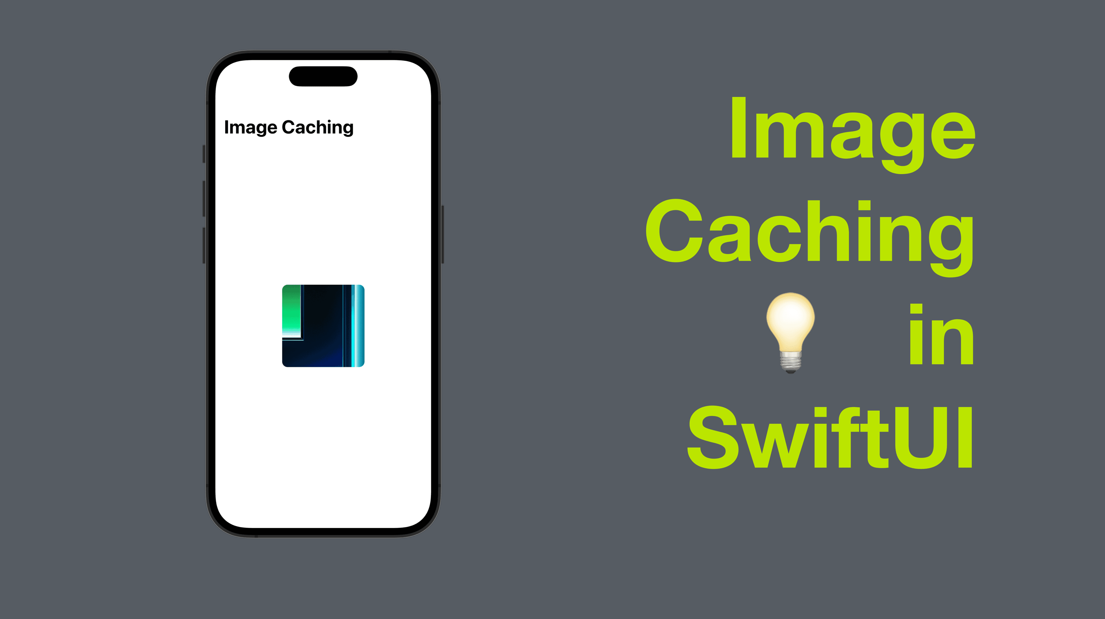 Image Caching in SwiftUI